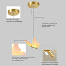 Suspension LED papillon en acrylique au design moderne