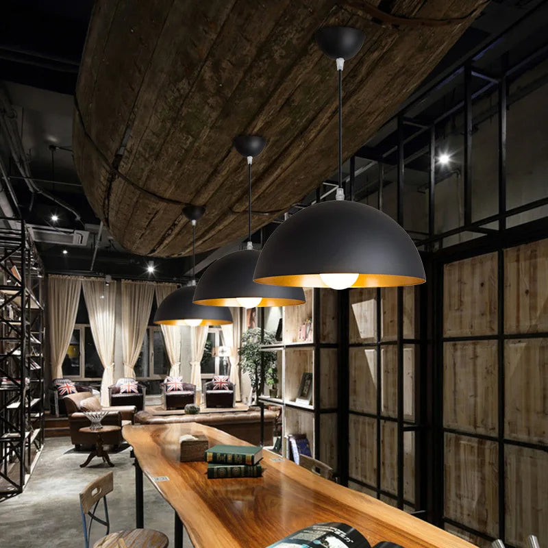suspension style industriel rétro - vue 4 sur 28