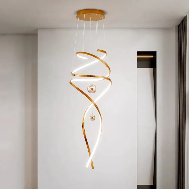 lustre suspension nordique pour éclairage intérieur salon