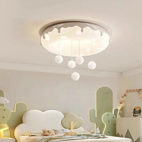 plafonnier en forme de beignet pour chambre d'enfant moderne et chaleureux - vue 2 sur 11