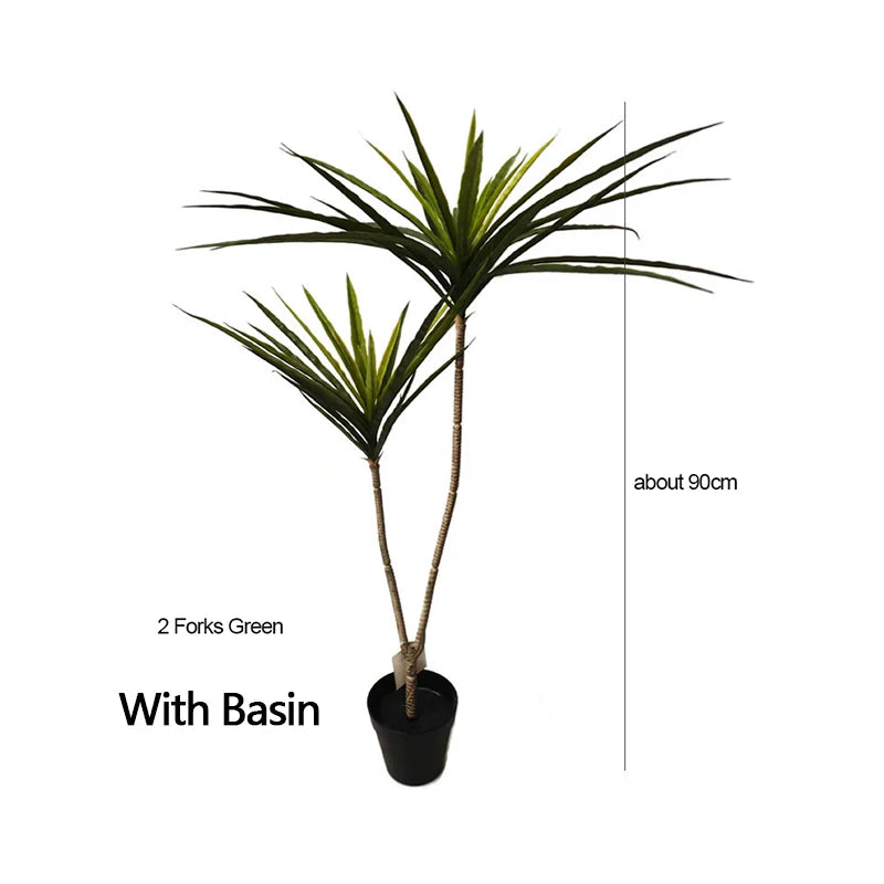 plantes artificielles dracaena pour décoration intérieure tropicale - vue 12 sur 20