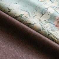 Rideau occultant moderne motif floral pour chambre salon