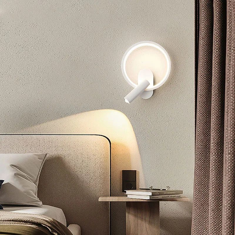 applique murale led moderne pour lecture et étude décorative - vue 5 sur 16