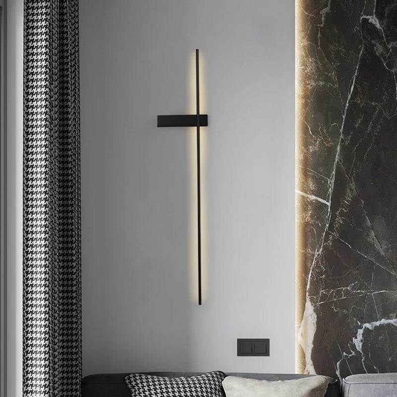 applique murale minimaliste en cuivre pour éclairage post-moderne - vue 3 sur 8