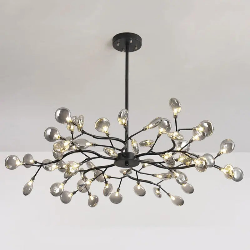 lustre en feuilles de pissenlit pour décoration intérieure élégante - vue 3 sur 10