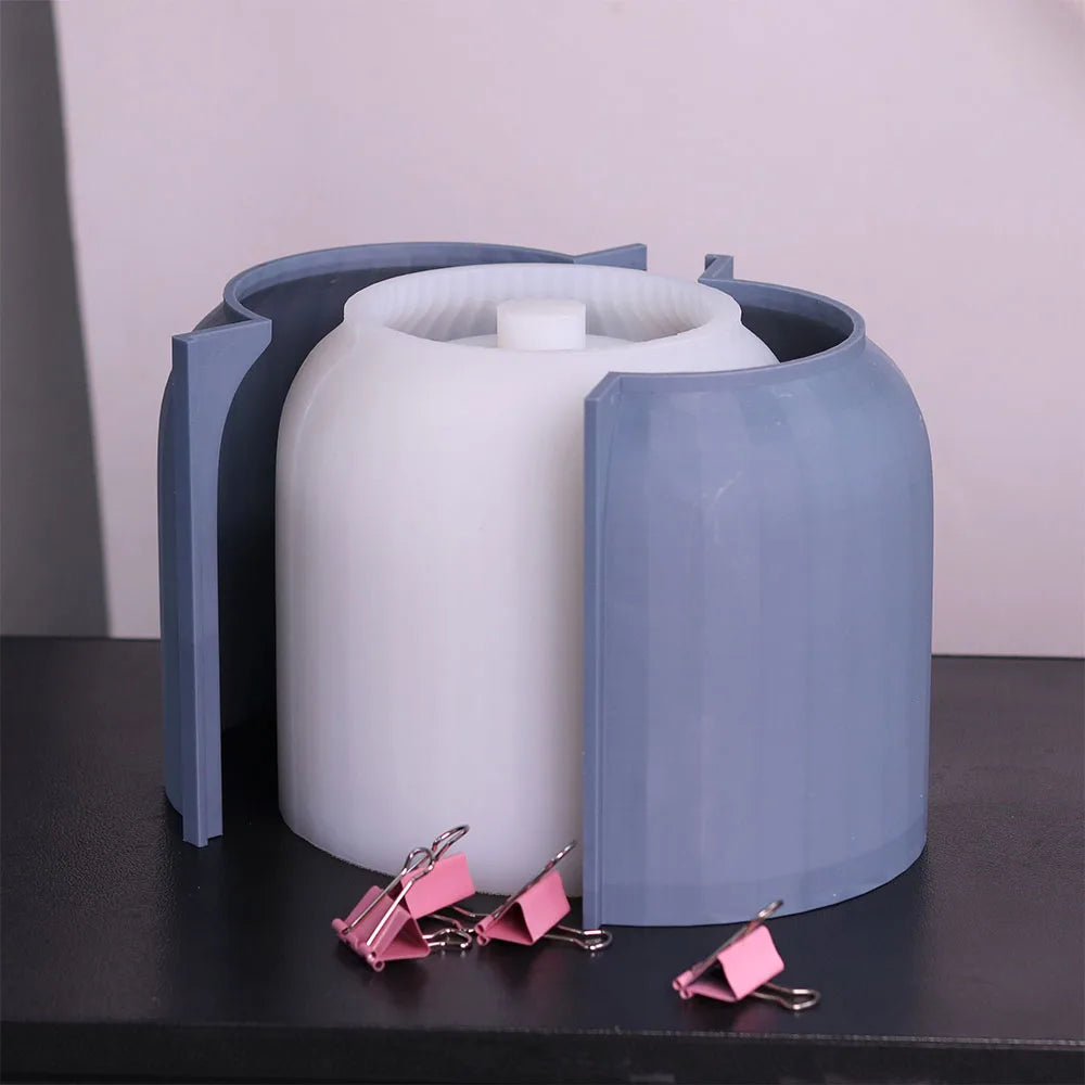 moule en silicone pour pot de fleurs créatif décoratif et pratique - vue 4 sur 13
