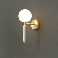 Lampe de chevet en marbre vert italien