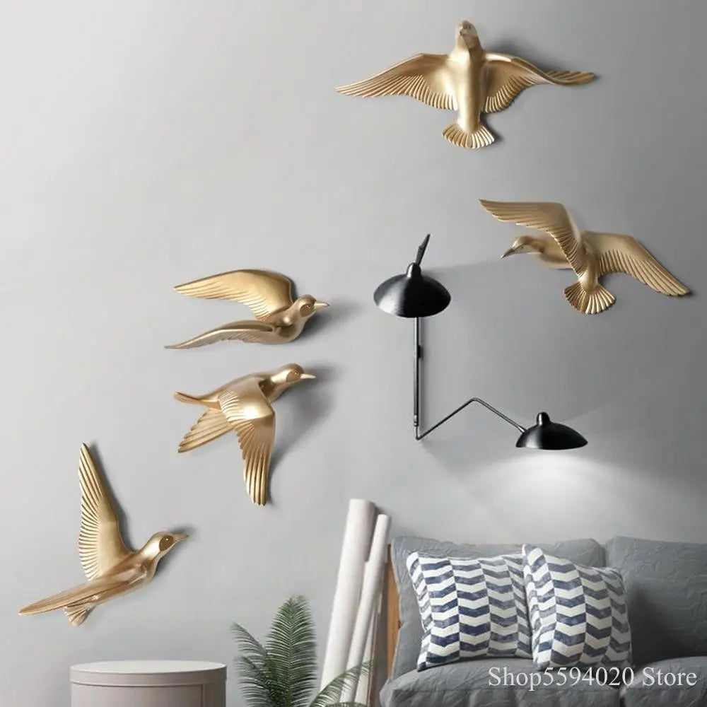 décoration murale créative en forme de mouette décoratif - vue 2 sur 36