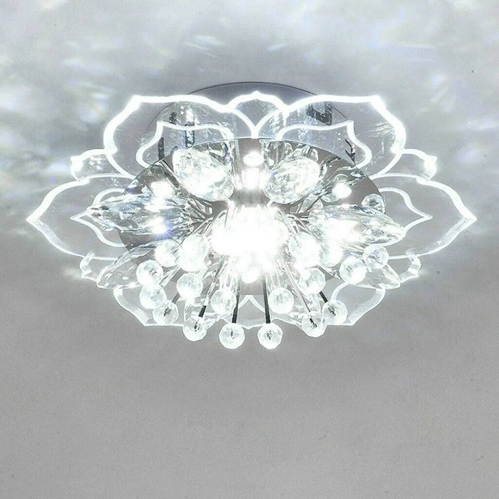 Lampe LED moderne en forme de fleur