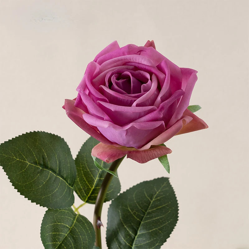 fleurs artificielles roses en tissu pour décoration florale mariage jardin - vue 11 sur 12
