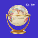 globe terrestre rétro rotatif pour apprendre la géographie et décorer