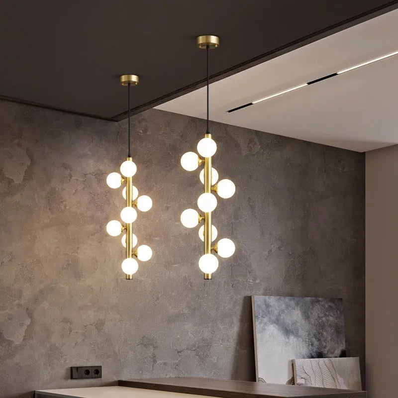 G9 Nordic Modern Led Dining Room Chandelier, Living Room, Kitchen Table, Bedroom, Office Home Decoration Lighting Chandelier - vue 4 sur 12