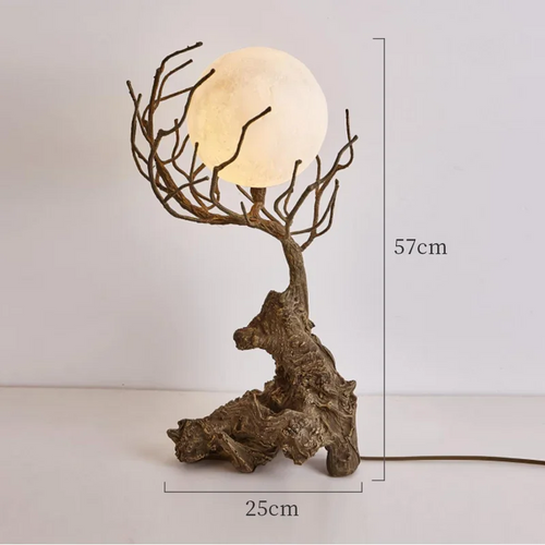 lustre suspendu en forme de branche d'arbre à led décor rétro - vue 10 sur 12
