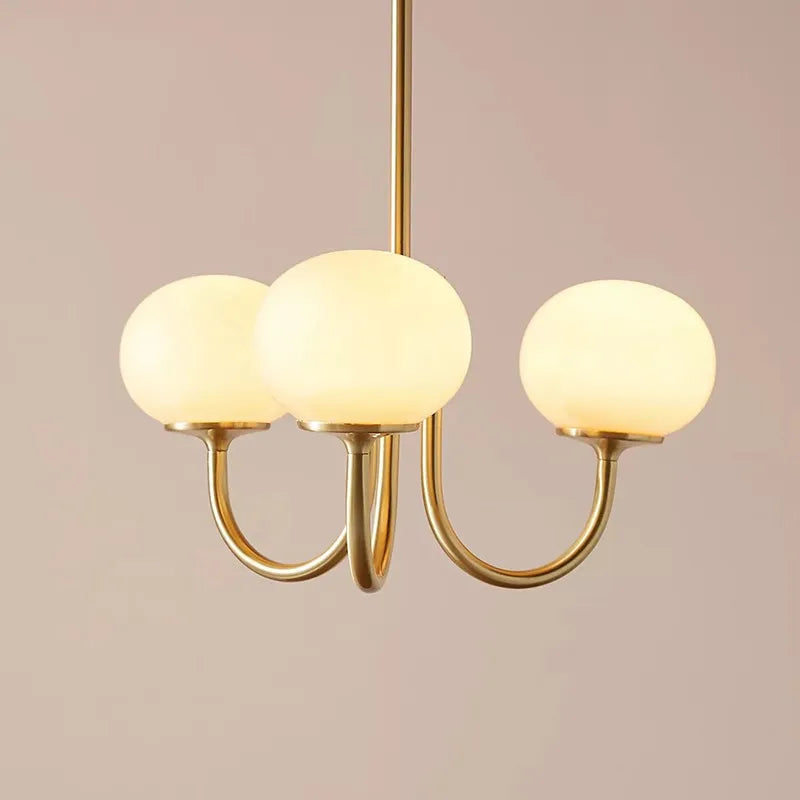 Lustre design doré nordique Simple