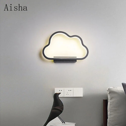 applique murale nuage led pour décoration enfant - vue 4 sur 12