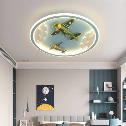 plafonnier led créatif pour chambre d'enfant décorative - vue 3 sur 8