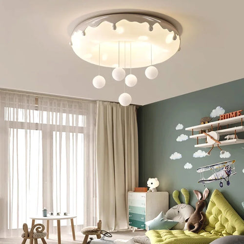 plafonnier en forme de beignet pour chambre d'enfant moderne et chaleureux - vue 3 sur 11