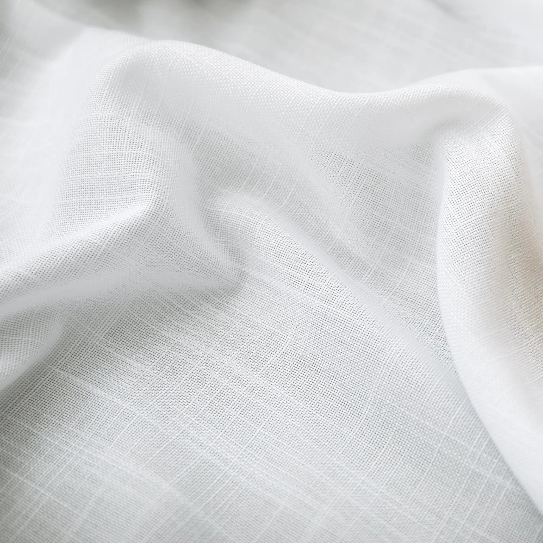 Voilage tulle imitation lin sur mesure grande hauteur - vue 9 sur 10