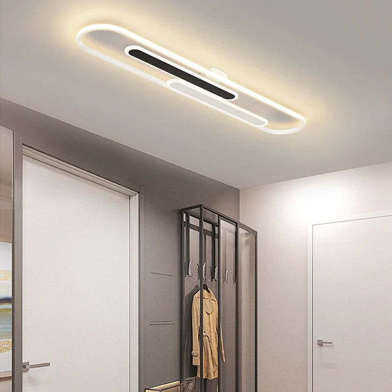 plafonnier LED nordique intérieur déco - vue 4 sur 8