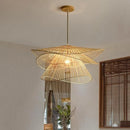 lustre en rotin fait à la main multi-étages moderne créatif