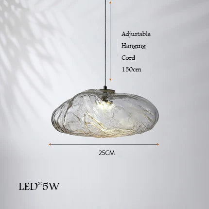 lustre en verre design nuage pour un intérieur créatif - vue 18 sur 21