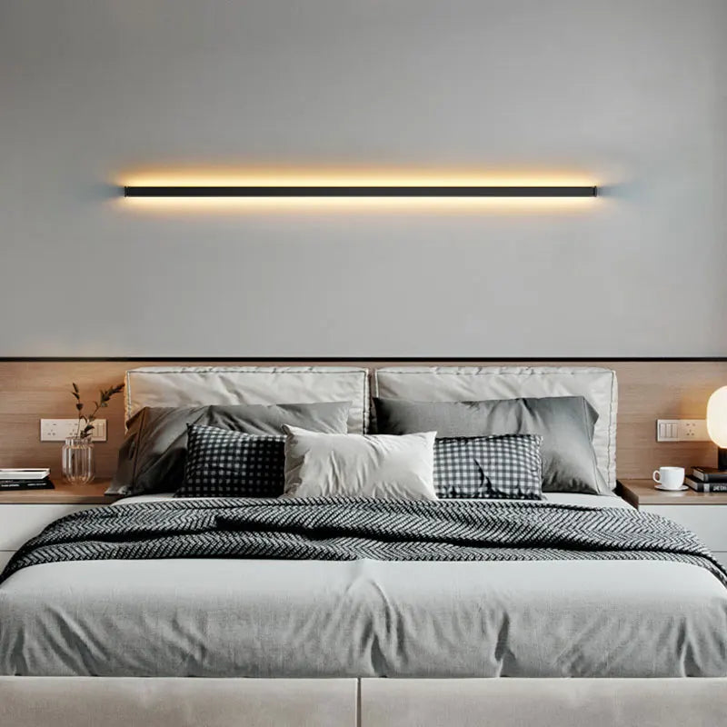 applique murale led cuboïde minimaliste en aluminium avec télécommande gradation