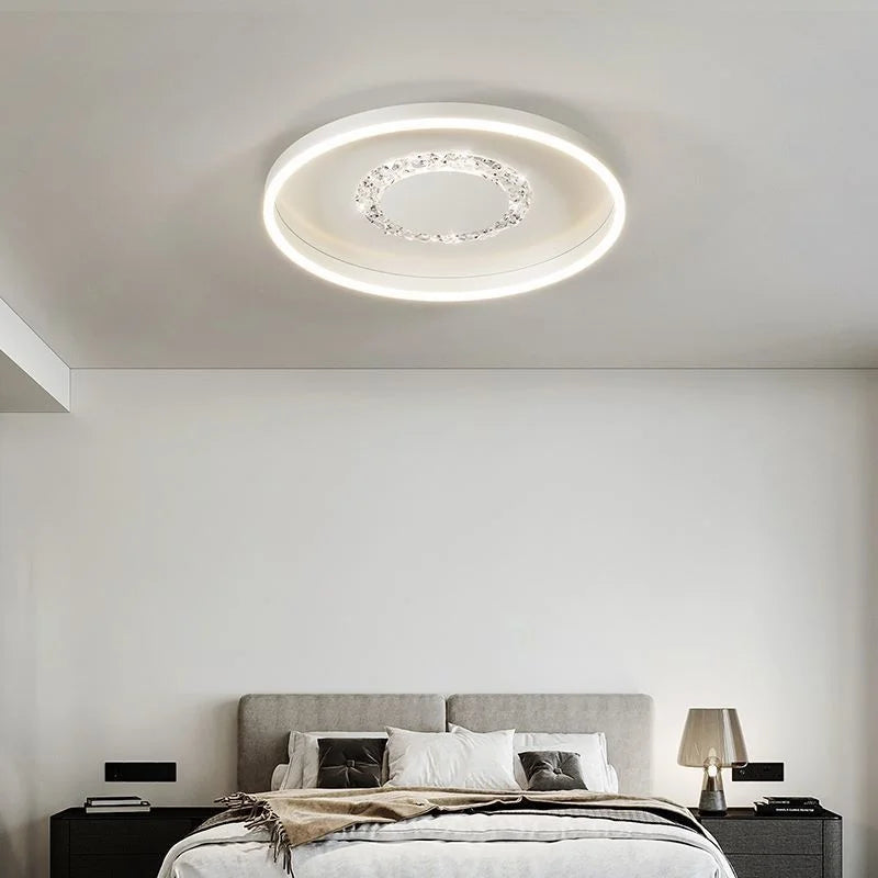 plafonnier led décoratif circulaire pour intérieur moderne - vue 6 sur 13