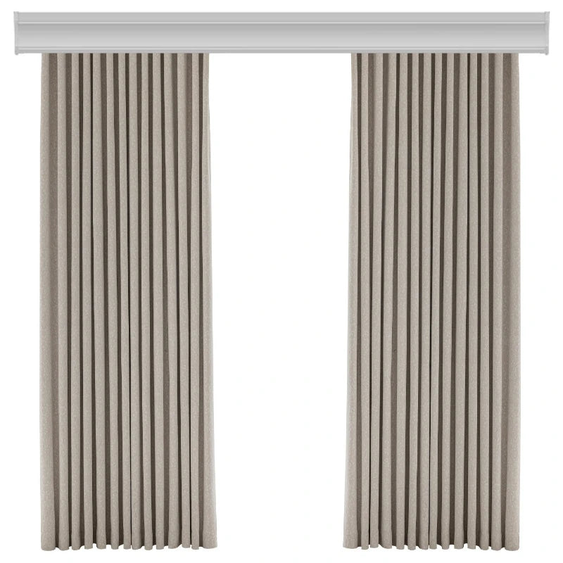 Rideau occultant moderne motif géométrique salon chambre - vue 6 sur 13