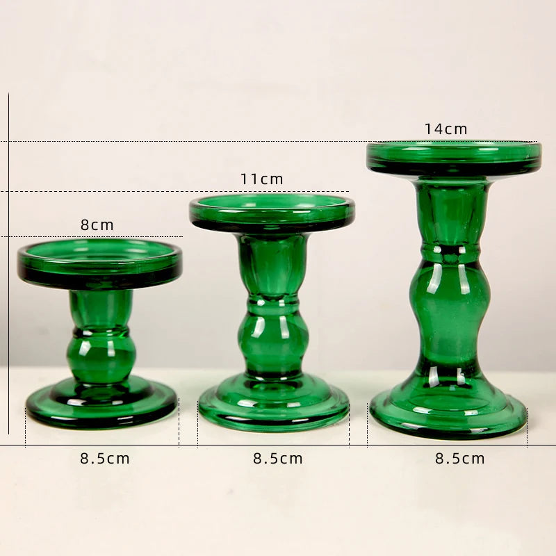 bougeoir en verre pour bougie chauffe-plat décoratif outdoor - vue 6 sur 24