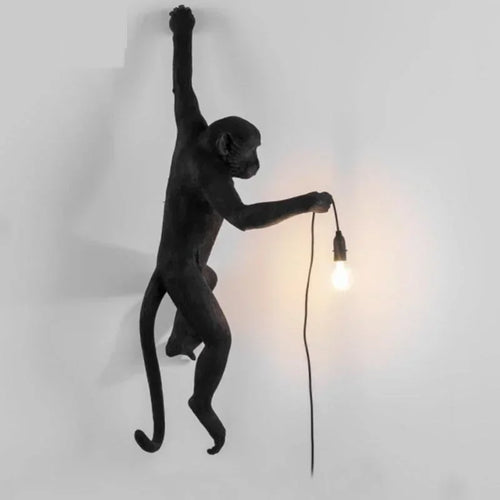 lustre rétro créatif en forme de singe pour cafés et restaurants - vue 10 sur 18