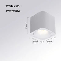 mini projecteur led anti-éblouissement monté en surface pour intérieur