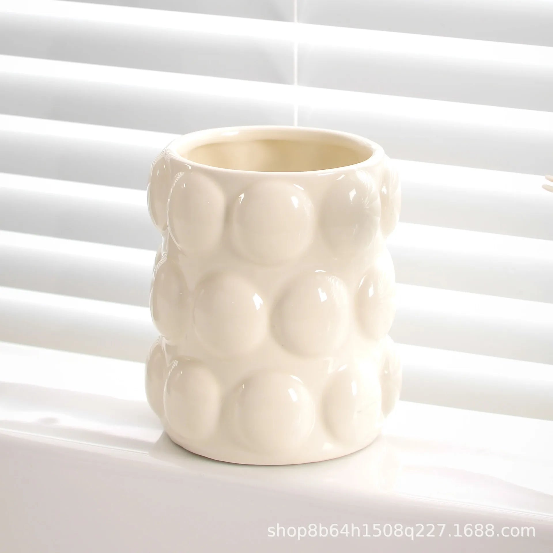 ensemble de tasses en céramique pour amoureux luxe accessoires salle de bain - vue 9 sur 9