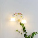 applique murale moderne fleurs pour décoration lumineuse chaleureuse