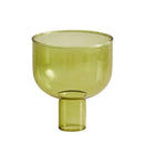 bougeoir décoratif en verre pour bougies et plantes