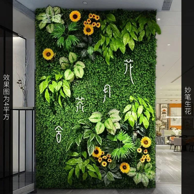mur végétal artificiel pour décoration extérieure et aménagement paysager - vue 16 sur 30