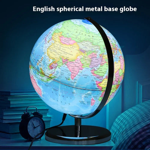 globe terrestre lumineux rotatif 360 et 720 pour enfants fournitures scolaires