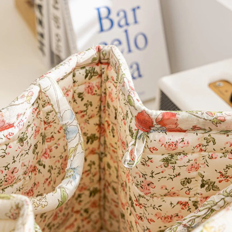paniers de rangement en tissu grande capacité avec poignées pratiques