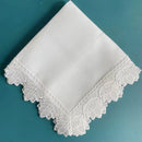 Serviette de table lot 6 lin brodé festif