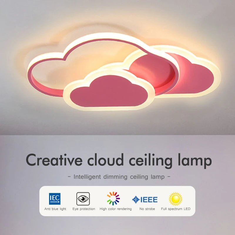 plafonniers led ultra minces creative clouds pour diverses pièces - vue 3 sur 26