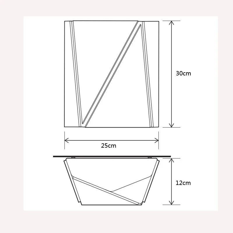 applique murale en noyer design japonais en bois massif - vue 6 sur 7