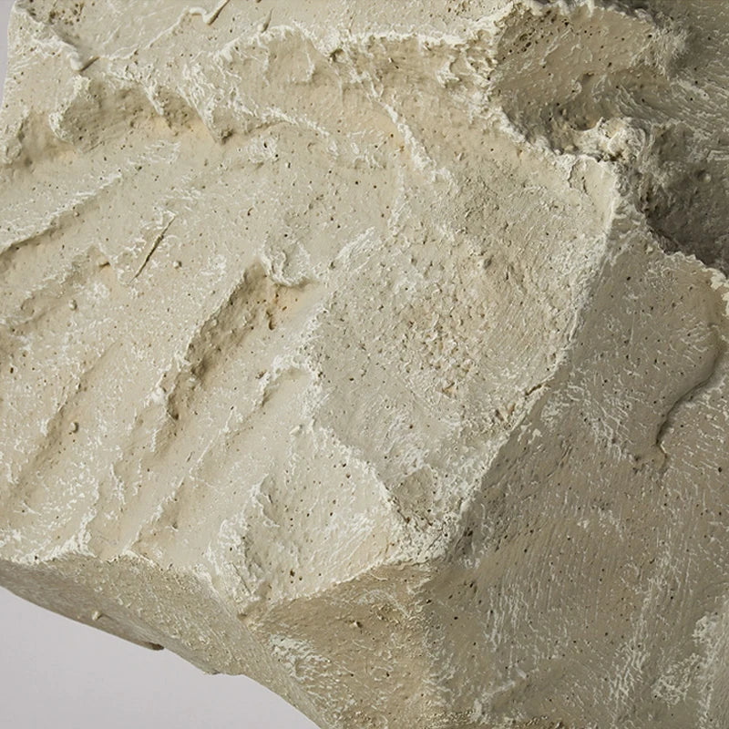 lustre nordique fait main imitation pierre style wabi sabi - vue 8 sur 7
