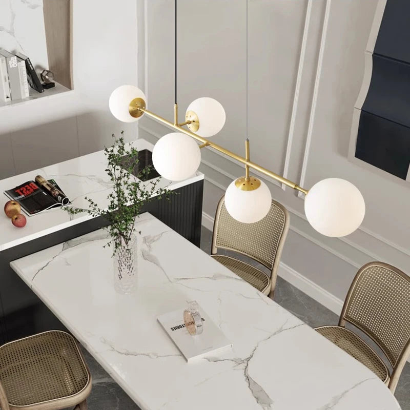 lustre Moderne salle à manger lumières éclairage intérieur LED décoratif éclairage intérieur - vue 6 sur 8