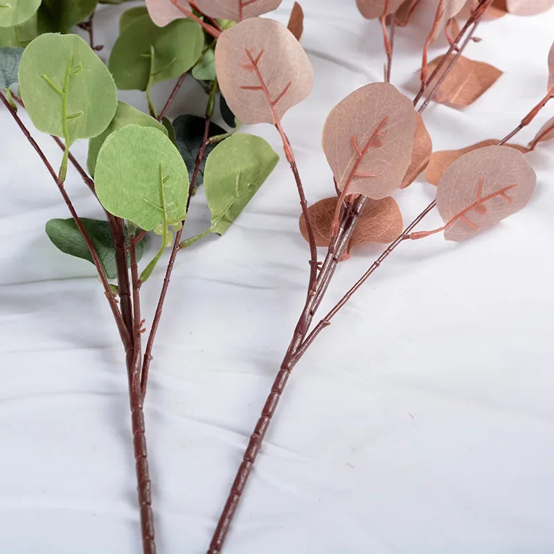plantes artificielles eucalyptus longues tiges pour décoration automnale - vue 9 sur 9