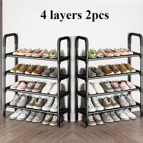 étagère à chaussures en métal à 5 niveaux gain de place tendance - vue 11 sur 16
