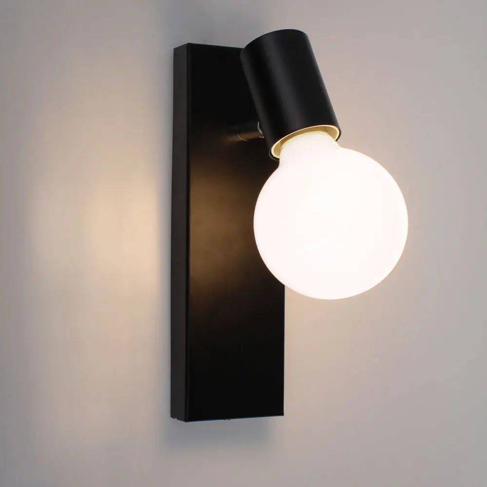 Applique murale nordique en fer forgé E27 rétro chevet Vintage éclairage intérieur chambre salon décor à la maison luminaire LED