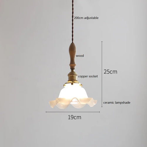 Suspension fleur en céramique moderne - vue 23 sur 30