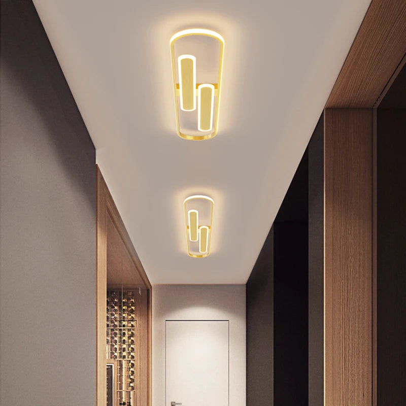 plafonnier LED nordique intérieur déco - vue 5 sur 8