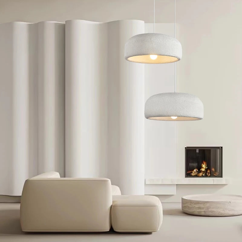lustre led moderne minimaliste wabi sabi nordique pour bar et restaurant