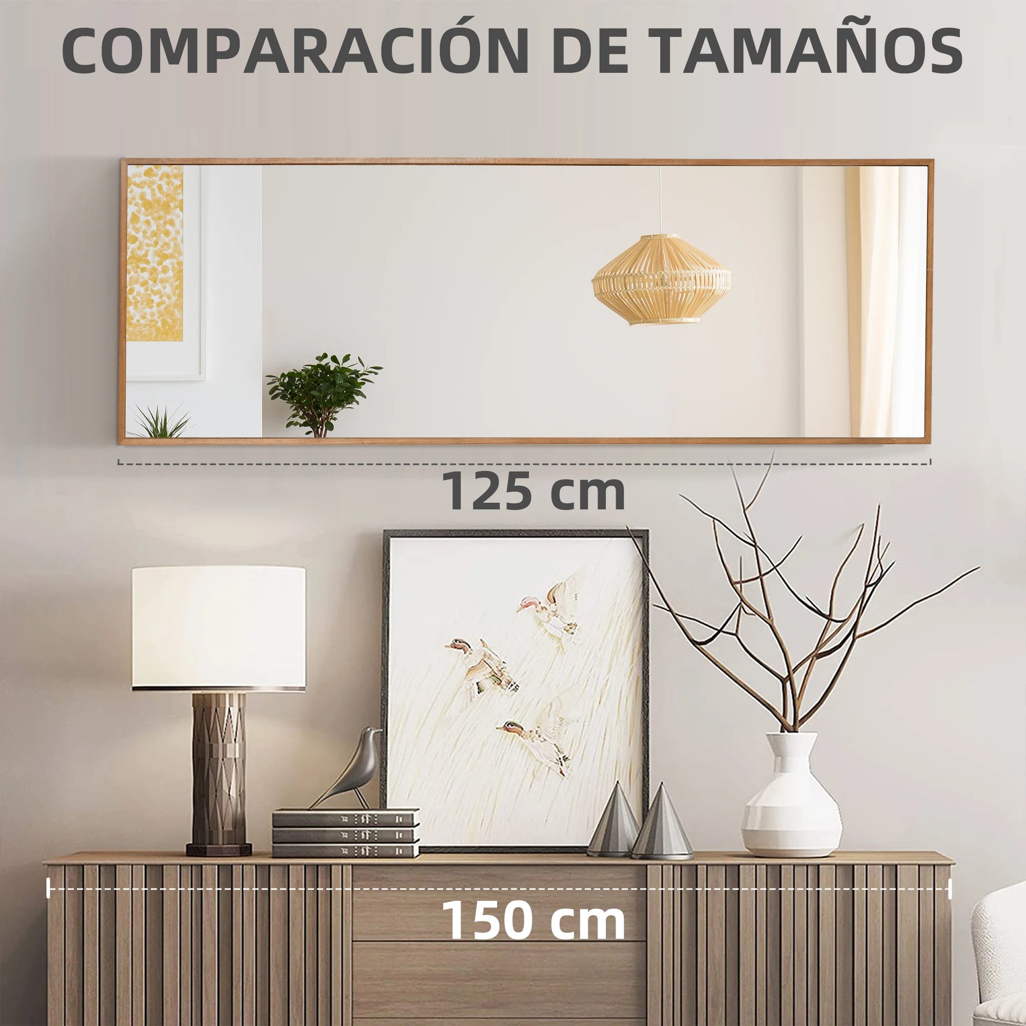 miroir mural décoratif pour un intérieur élégant et moderne - vue 4 sur 6