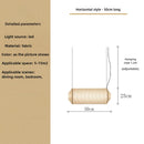 suspension cylindrique en tissu pour décoration intérieure élégante
